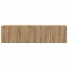 vidaXL TV Cabinets Wall-mounted 2 pcs Artisian Oak 80x30x41 cm