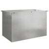 vidaXL Garden Storage Cushion Box Galvanised Steel 80 x 50.5 x 50 cm
