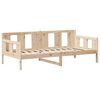 vidaXL Day Bed and Bench Set with Roof without Mattress 80x200 cm