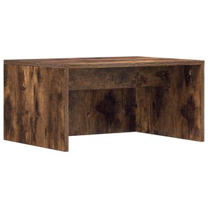 vidaXL Wall-Mounted Desk Smoked Oak Engineered Wood 60 x 45 x 30 cm