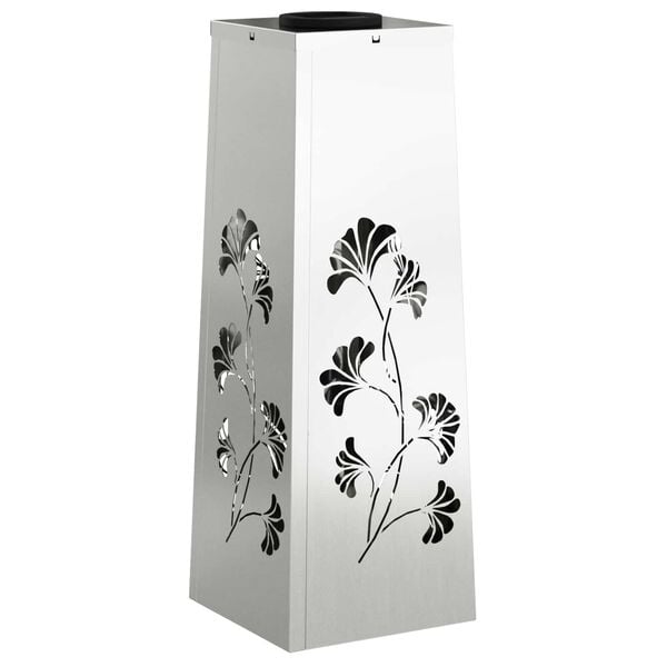 vidaXL Solar LED Pathway Light 2 pcs Galvanized Galvanized