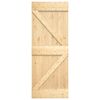 vidaXL Door NARVIK Natural 70 x 210 cm Solid Pine Wood