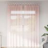 vidaXL Voile Curtains with Rod Pockets 2 pcs Light Pink