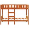 vidaXL Bunk Bed Wax Brown 90x190 cm Solid Wood Pine