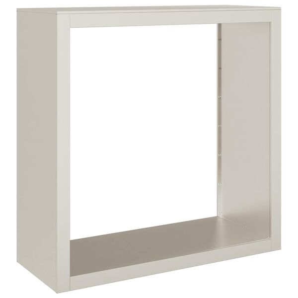 vidaXL Firewood Rack 100x40x100 cm Weathering Steel