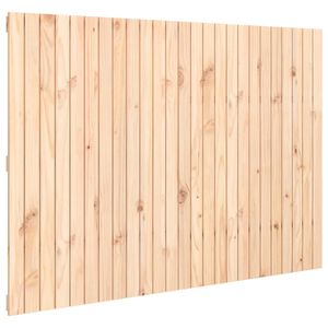 vidaXL Wall Headboard 159.5x3x110 cm Solid Wood Pine