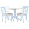 vidaXL Dining Set | White and brown