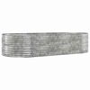 vidaXL Garden Raised Bed Silver 291x140x68 cm Galvanised Steel