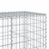 vidaXL Gabion Basket with Cover 900x100x100 cm Galvanised Iron