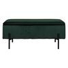 House Nordic Bench with Storage Luna Green