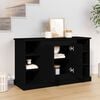 vidaXL Sideboard Black 100x35.5x60 cm Engineered Wood