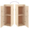 vidaXL Wall Cabinets 2 pcs 30x30x80 cm Solid Wood Pine