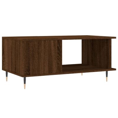 vidaXL Coffee Table Brown Oak 90x50x40 cm Engineered Wood