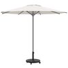 vidaXL Parasol Base Art Deco Black Ø 45 x 39.5 cm Iron