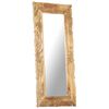 vidaXL Mirror 110x50 cm Solid Mango Wood