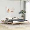 vidaXL Bed Frame with Side Tables Natural 200 x 210 cm Solid Pine Wood