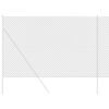 vidaXL Chain Link Fence Grey 10 x 1.5 m Steel