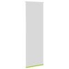 vidaXL Roller Blind Blackout Leaves Green 65x210 cm Fabric Width 60.7 cm Polyester