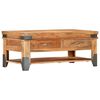 vidaXL Coffee Table 110x52x45 cm Solid Acacia Wood