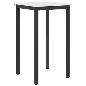 vidaXL Bar Table White 60 x 60 x 105 cm Solid Pine Wood