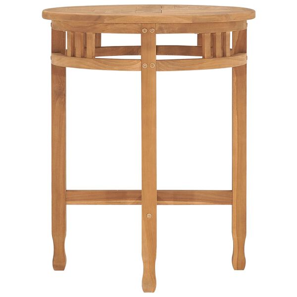 vidaXL Bistro Table &Oslash;60x75.5 cm Solid Teak Wood