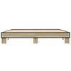 vidaXL Bed Frame without Mattress Sonoma Oak 200x200 cm