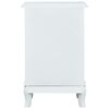 vidaXL Bedside Cabinet White 40x30x62 cm MDF