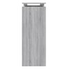vidaXL Console Table Grey Sonoma 102x30x80 cm Engineered Wood