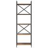 vidaXL Bookshelf Old Wood 56 x 34 x 171 cm Engineered Wood