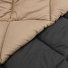 vidaXL Winter Duvet Anthracite and Taupe 200 x 155 cm Microfiber