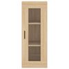 vidaXL Highboard Sonoma Oak 34.5x34x180 cm Engineered Wood