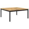vidaXL Coffee Table White and Black 98 x 100.5 x 45 cm