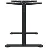 vidaXL Standing Desk Frame Black (94-135)x60x(70-114) cm Steel