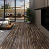 vidaXL Self-adhesive PVC Flooring Planks 5.21 m? 2 mm Striped Brown