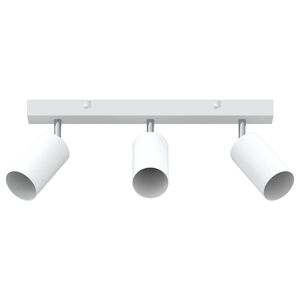 vidaXL Ceiling Spotlight with Spotlights White 38 x 6 x 16 cm Metal