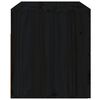 vidaXL Wall-mounted Bedside Cabinet Black 50x36x40 cm