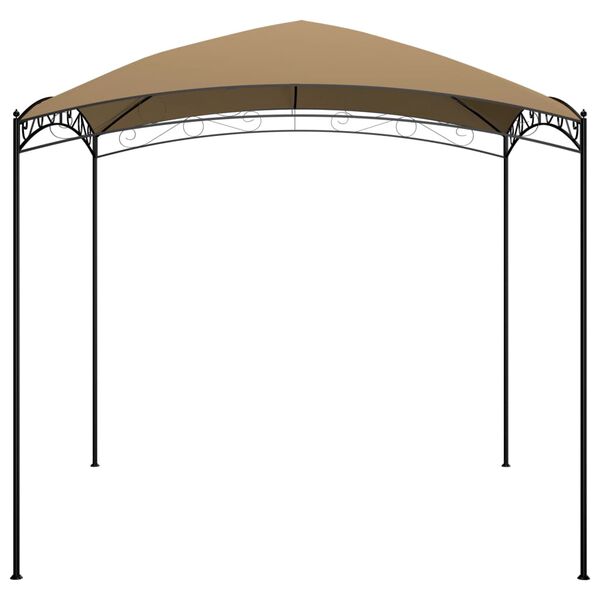 vidaXL Gazebo 3x3x2.65 m Taupe 180 g/m²