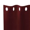 vidaXL Blackout Curtains 2 pcs Wine Red 140 x 225 cm Velvet