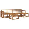 vidaXL Outdoor Sofa Set 6 pcs Natural Solid Acacia Wood