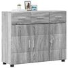 vidaXL Sideboard Grey Sonoma 88.5 x 30.5 x 73 cm Engineered Wood