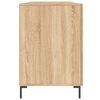 vidaXL Desk Sonoma Oak 140x50x75 cm Engineered Wood