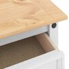 vidaXL End Table Corona White 50 x 50 x50 cm Solid Pine Wood
