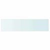 vidaXL Shelves 2 pcs Panel Glass Clear 80x20 cm