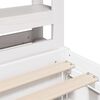vidaXL Bed Frame without Mattress White 135x190 cm Double Solid Wood Pine