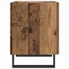 vidaXL Bedside Cabinet 2 pcs Old Wood and Black 40 x 35 x 47.5 cm