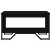 vidaXL Coffee Table Black 75x51x40 cm Engineered Wood