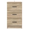 vidaXL Bedside Cabinet Sonoma oak 38 x 38 x 66 cm Engineered wood