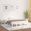 vidaXL Bed Frame without Mattress White 120x200 cm Solid Wood