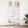 vidaXL Bookcase White 100x33x175 cm Engineered Wood