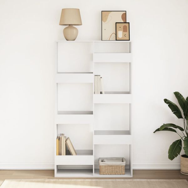 vidaXL Bookcase White 100x33x175 cm Engineered Wood